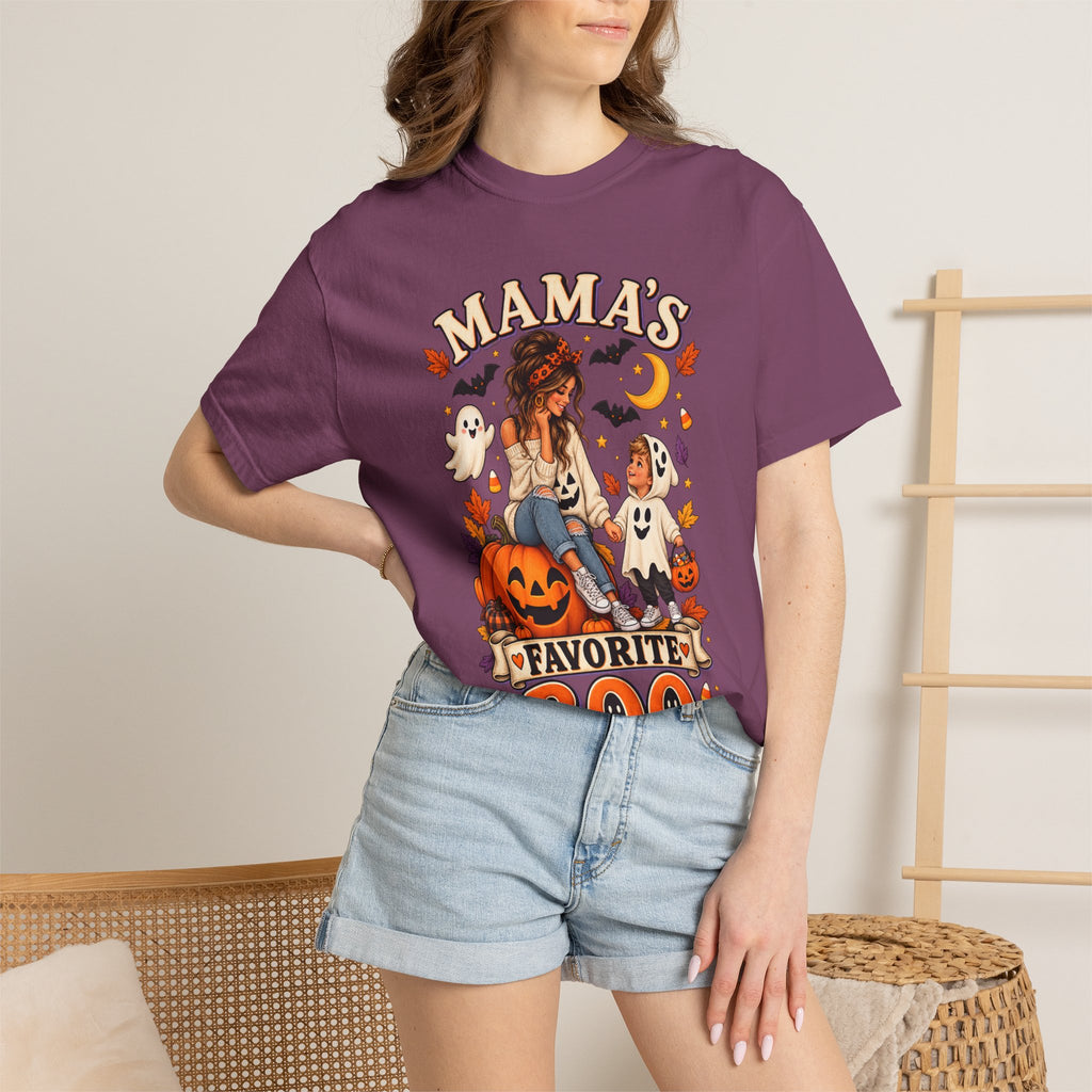 Mama’s Favorite Boo T-shirt | Halloween Mom Pumpkin Ghosts