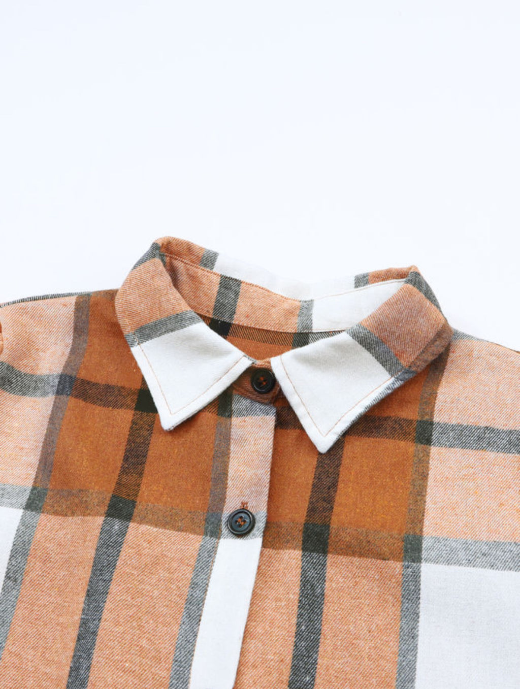 Casual Plaid Mini Dress with Ruffled Sleeves, High Waist Button Detail, Daily Wear Long Sleeve