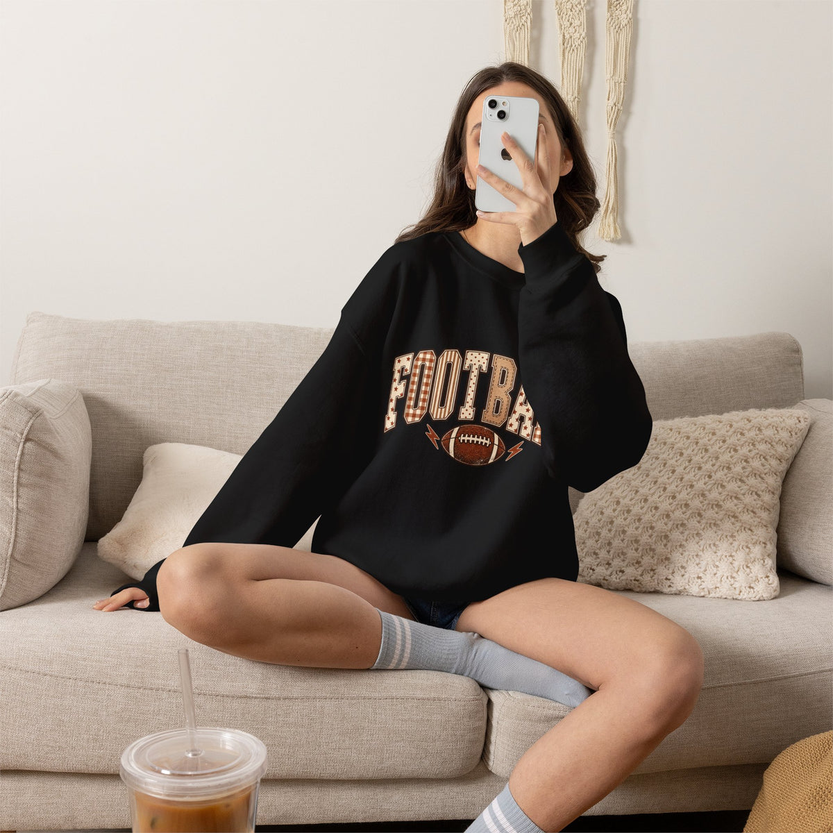 Football Graphic Sweatshirt