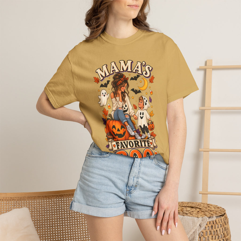 Mama’s Favorite Boo T-shirt | Halloween Mom Pumpkin Ghosts