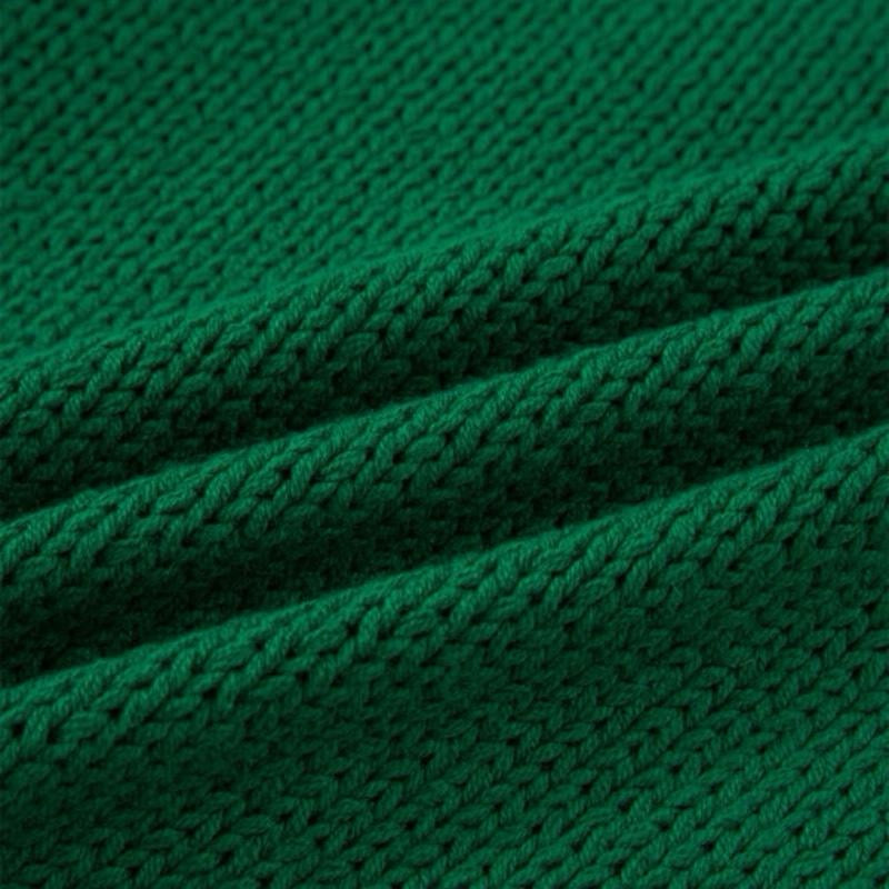 Evergreen Plaid Bow Design Christmas Sweater - Long Sleeve Casual Style  Winter & Christmas Day Women's Knitwear Tops Pullover Womenswear