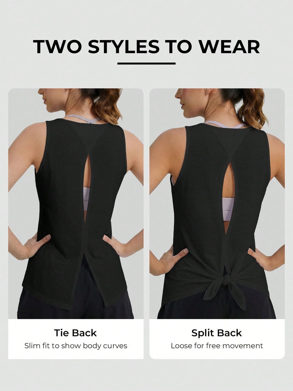 Women's Workout Tanks Cloudweight Open Back Workout Lightweight Athletic Gym Tank Soft Running Sleeveless Shirts
