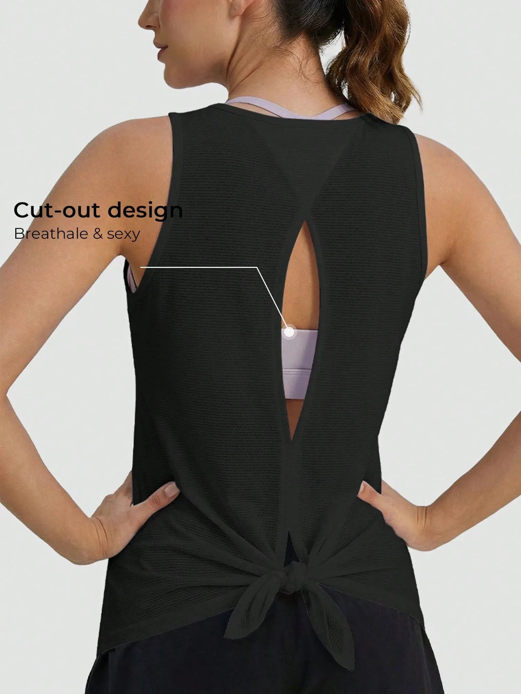 Women's Workout Tanks Cloudweight Open Back Workout Lightweight Athletic Gym Tank Soft Running Sleeveless Shirts