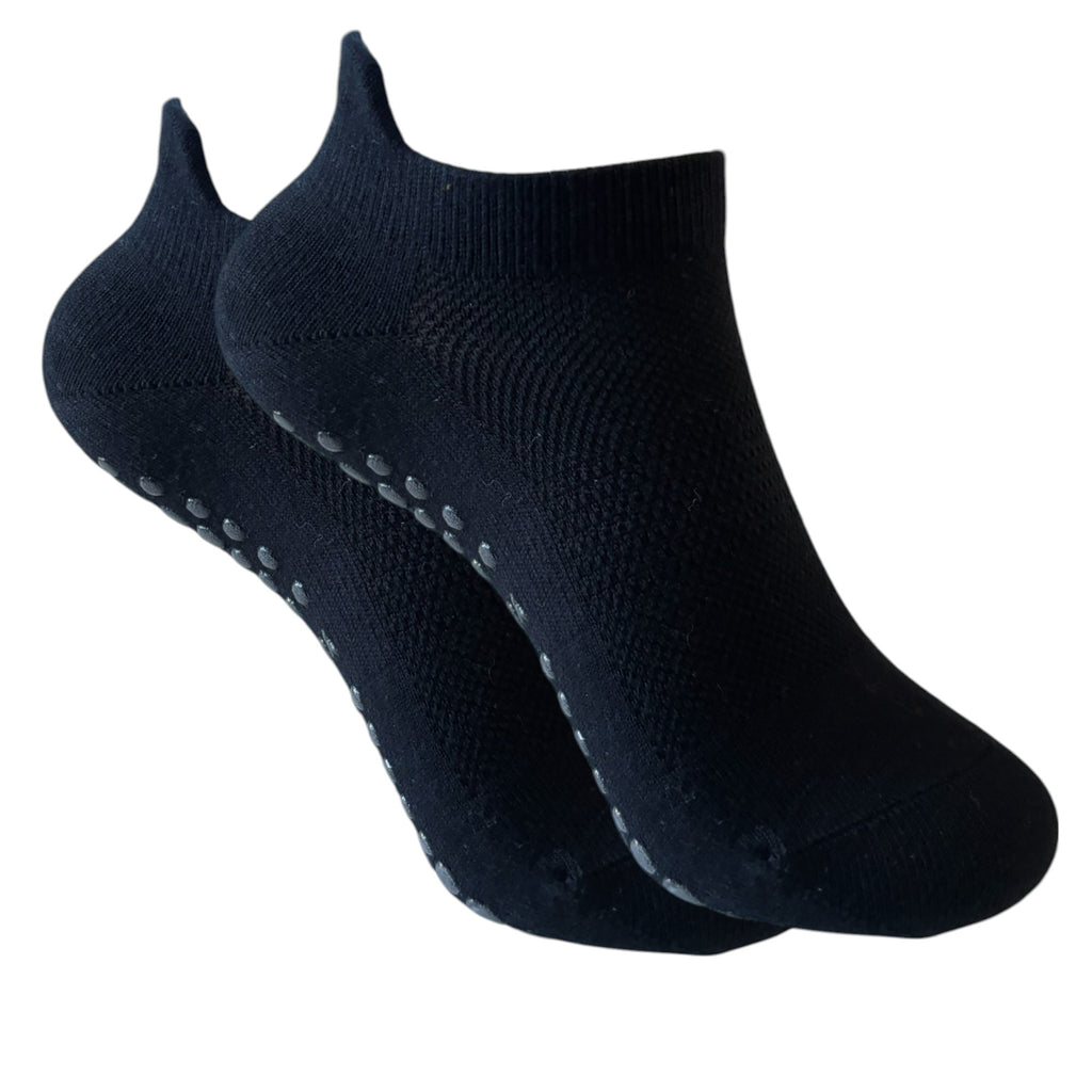 Yoga Socks 4 Pairs/Non-Slip Grip Socks,Barre, Dance, Trampoline, Hospital,Breathable Cotton, Moisture-Wicking