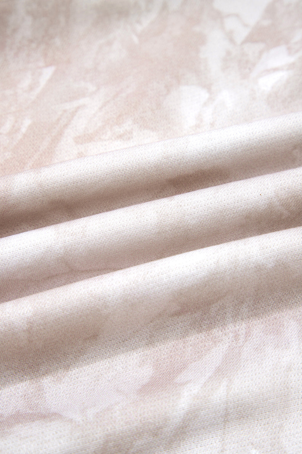 White Abstract Woodland Print Balloon Sleeve Pullover Drawstring Mini Skort Set