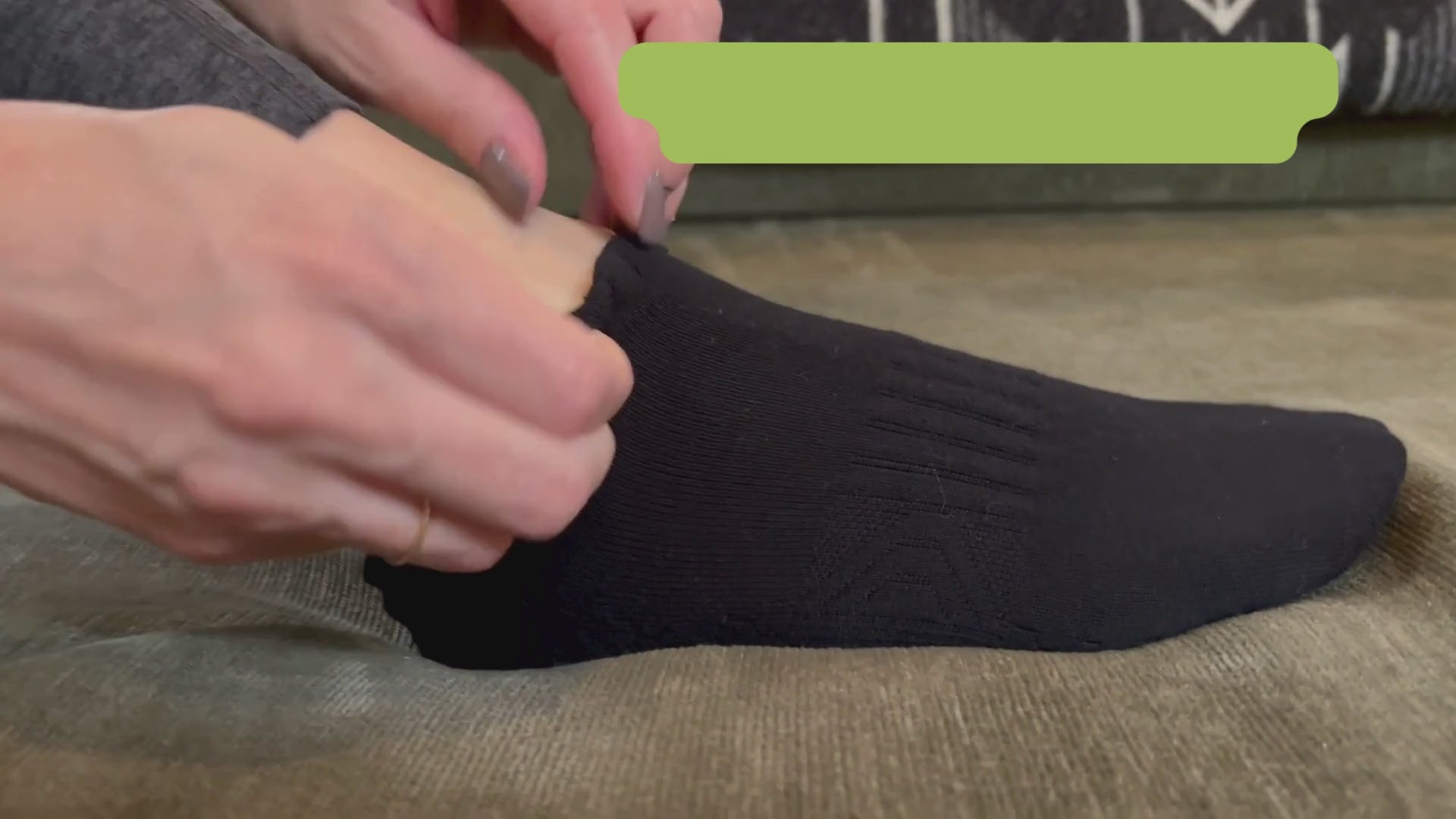 Ankle Socks - Pack of 5 Pairs Black with Bag | Non-Slip Toe Support, Moisture-Wicking Casual Cotton | Sports,Gym, Gifts